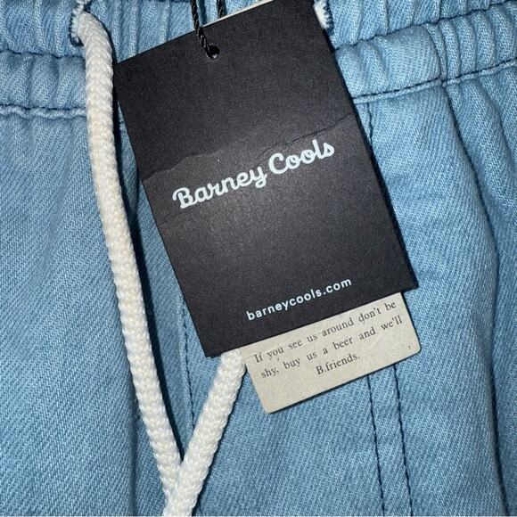 Barney Cools NWT Men's Poolside 17" Denim Pull-On Shorts Indigo Size 30 - Picture 4 of 8